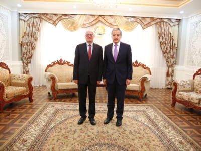 塔吉克斯坦外交部部长接见新任土耳其大使
