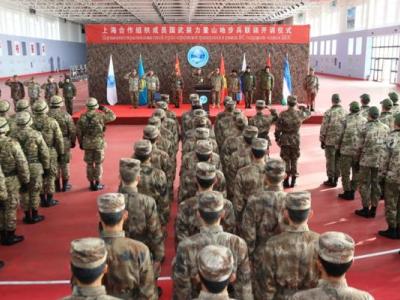 上合组织成员国山地步兵在中国举行联合训练
