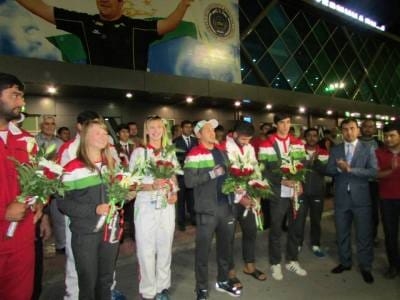 Таджикская олимпийская сборная прибыла в Душанбе