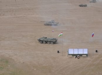 На полигоне Ляур стартовали совместные учения военнослужащих России и Таджикистана