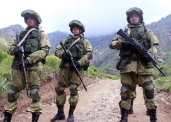 Российские военные уничтожили в горах Таджикистана условный караван с оружием