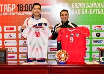 Сборная Таджикистана сыграет против палестинцев в белой форме
