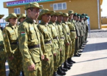 Кампания по армейскому призыву в Таджикистане выполнена на 50%