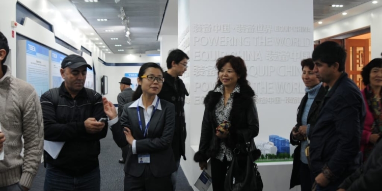 В главном офисе китайской компании TBEA — 2014 г