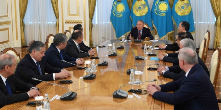 Нурсултан Назарбаев принял глав МИД стран ШОС