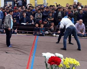Таджикская диаспора Санкт-Петербурга организовала борцовский турнир среди мигрантов