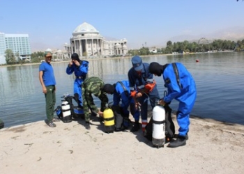 Водолазы КЧС Таджикистана повысили свои профессиональные навыки