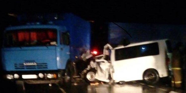 Задержан водитель грузовика после ДТП с микроавтобусом с гражданами Таджикистана