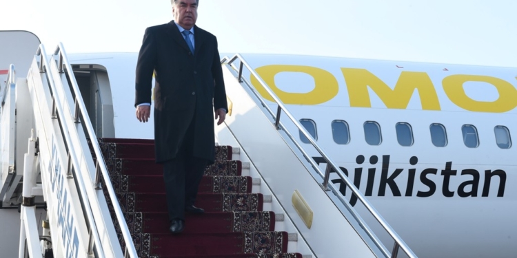 Поездка президента в Согд.Фото пресс- службы Президента РТ