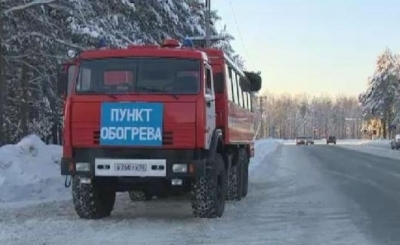 Спасатели МЧС РФ не дали замерзнуть 50 пассажирам автобуса Сургут-Таджикистан