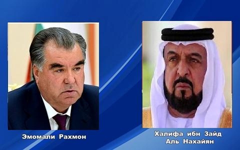 Эмомали Рахмон выразил соболезнования президенту ОАЭ