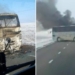 Среди погибших при возгорании автобуса в Казахстане есть граждане Узбекистана