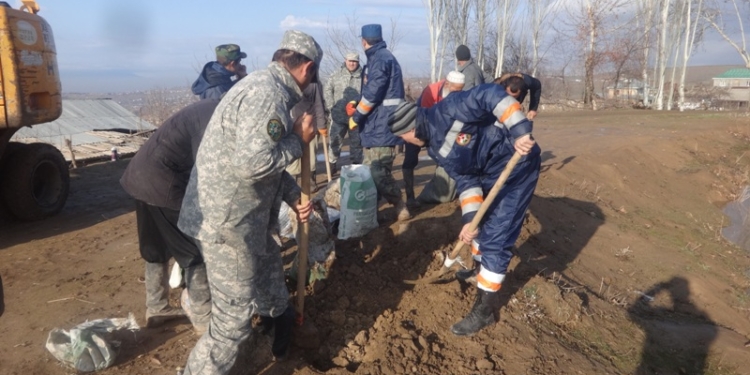 16 домохозяйств в городе Душанбе пострадали в результате стихии