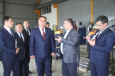 Глава Согдийской области посетил СЭЗ «Сугд»