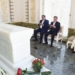 Эмомали Рахмон посетил мавзолей Ислама Каримова в Самарканде