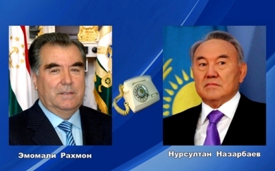 Президенты Таджикистана и Казахстана провели телефонный разговор