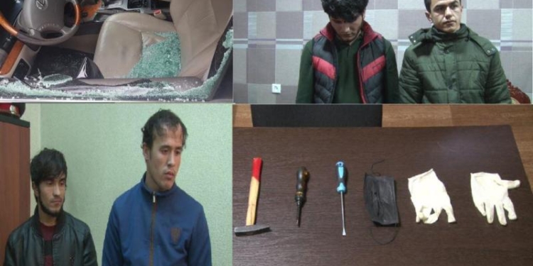 В Душанбе задержаны три группировки, занимающиеся автомобильными кражами