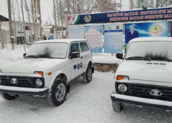 Управлению КЧС в ГБАО подарили две автомашины «Нива»