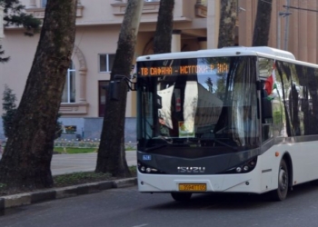 В Душанбе пустили новый автобусный маршрут
