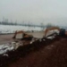 Сотрудники КЧС укрепляют берега реки Элок в районе Рудаки