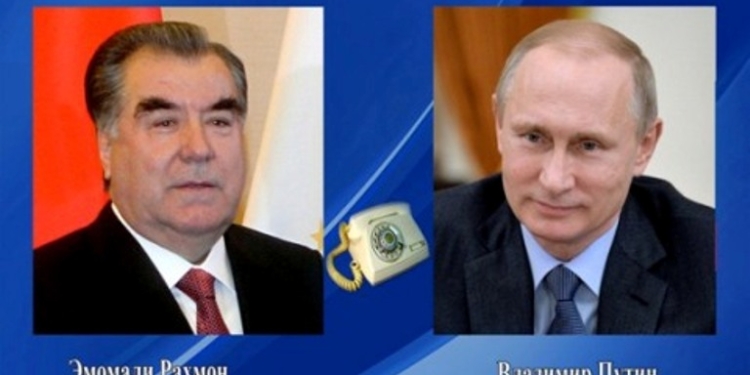Э.Рахмон и В.Путин обменялись мнениями по итогам саммита СВМДА