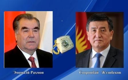 Президенты Таджикистана и Кыргызстана провели телефонный разговор