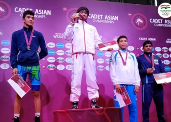 Таджикский борец завоевал «золото» чемпионата Азии по борьбе среди кадетов