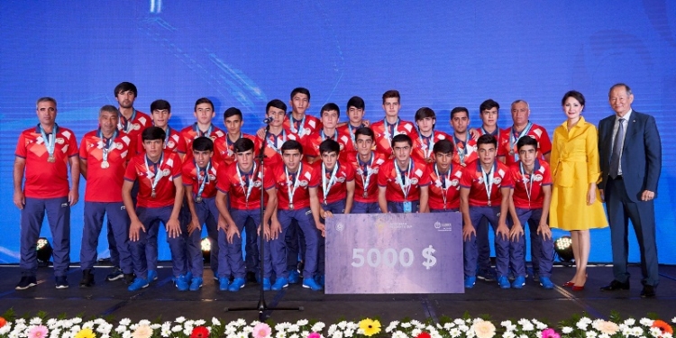 Юношеская сборная Таджикистана (U-16) – серебряный призер кубка президента  Казахстана