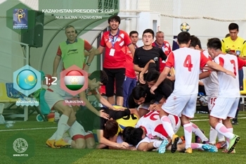 Юношеская сборная Таджикистана вышла в финал Кубка президента Казахстана-2019