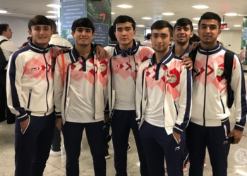 Юношеская сборная Таджикистана прибыла в Виторию для участия в чемпионате мира-2019