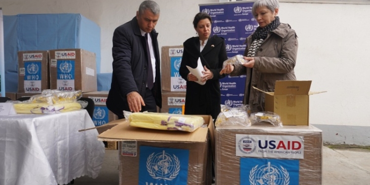 USAID передал Таджикистану  средства индивидуальной защиты от коронавируса