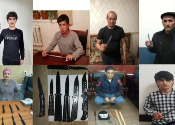 Операция «Нож»: У жительницы Душанбе нашли 8 ножей – не бытовых
