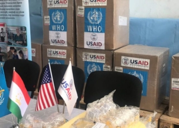 США предоставили Минздраву Таджикистана продуктовую помощь
