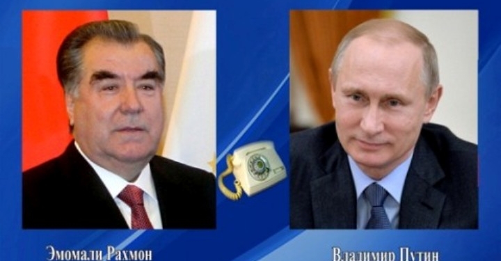 Э.Рахмон и В.Путин обсудили ситуацию на фоне угрозы распространения коронавируса