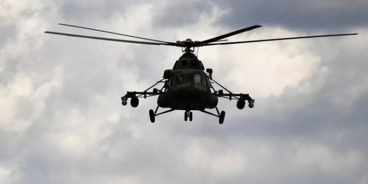 В Подмосковье разбился вертолет Ми-8