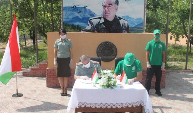 Управление КЧС Согда получила помощь для борьбы с COVID-19