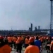 Мигрантам-строителям Амурского газоперерабатывающего завода не выплатили зарплату. Они устроили погром (видео)