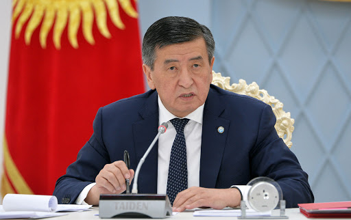 Сооронбай Жээнбеков призвал кыргызстанцев к единству в борьбе против коронавируса