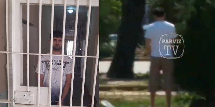 В Душанбе мужчина справил нужду на улице. Его привлекли «к общественно полезным работам»