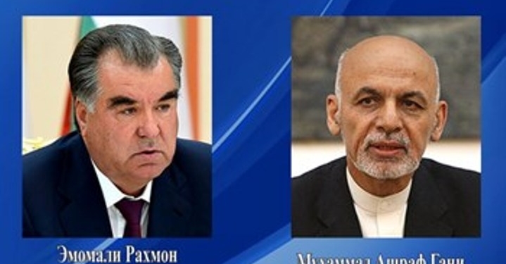 Президенты Таджикистана и Афганистана обсудили борьбу против международного терроризма