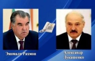 Эмомали Рахмон и Александр Лукашенко обсудили нынешнюю ситуацию в Беларуси