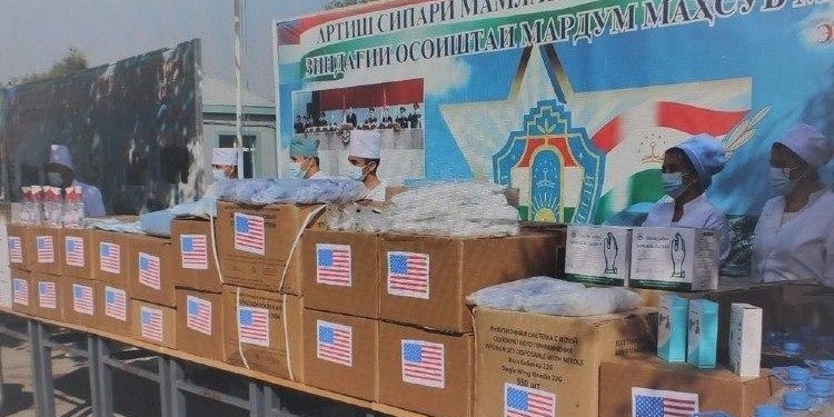 Посольство США предоставило Нацгвардии Таджикистана средства защиты от COVID-19