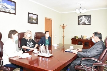 Глава КЧС Таджикистана встретился с новым главой представительства МККК