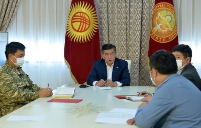 Президент Кыргызстана принял начальника Генштаба и коменданта Бишкека