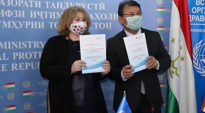 Минздрав Таджикистана и ВОЗ подписали очередное соглашение о сотрудничестве