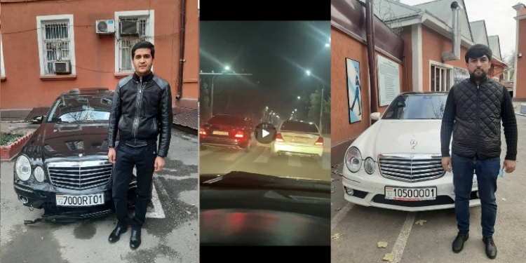 Двое жителей Душанбе устроили ночные автогонки. Их ждет крупный штраф