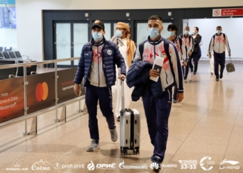Сборная Таджикистана прибыла в Дубай на товарищеские матчи с Бахрейном и ОАЭ