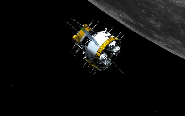 Взлетный модуль китайского зонда «Чанъэ-5» сел на поверхность Луны