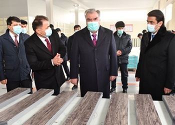 В Душанбе с участием президента открылись новые производства