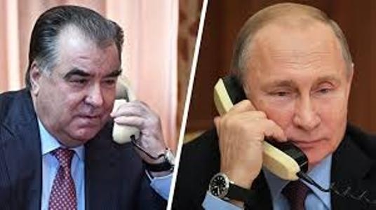Эмомали Рахмон и Владимир Путин обсудили насущные вопросы таджикско-российского сотрудничества